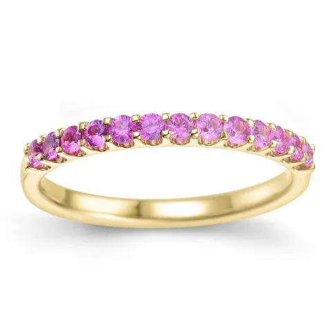 pink Saphir Memoirering in 14 Karat Gold 0,57 ct