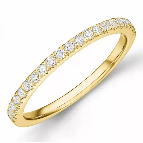 Diamant Memoirering in 14 Karat Gold 0,25 ct