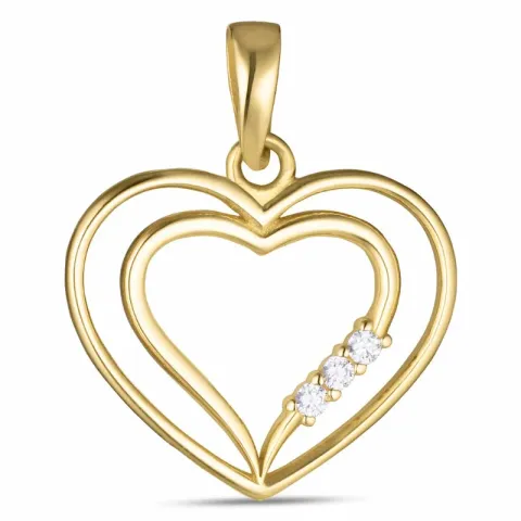 Herz Anhänger aus 9 Karat Gold - Gold Collection