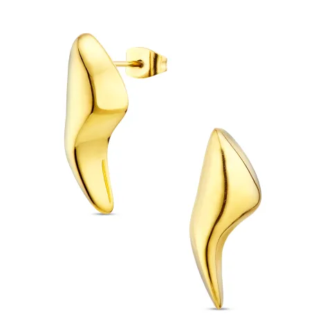 Wasserfester Ohrringe in vergoldetem Stahl - OCEANA