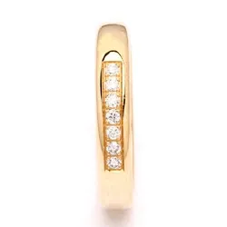 Trauring in 14 Karat Gold 0,116 ct