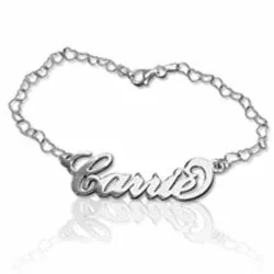 Name Armband in Silber