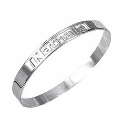 Namensarmband in Silber