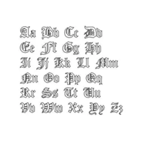 Namenskette mit Anhänger in 9 Karat Gold