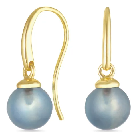 Ohrringe in 9 Karat Gold mit Aquamarin