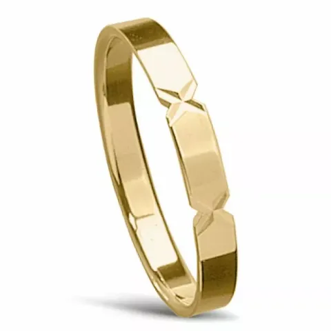 eng Herrenring aus 14 Karat Gold