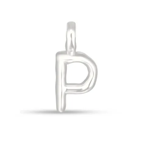 buchstab p Anhänger aus Silber