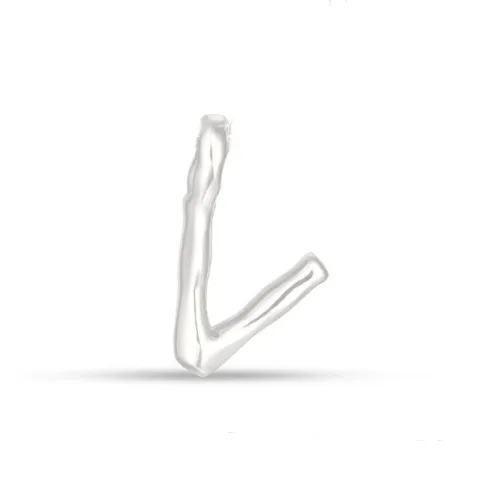 buchstab v Anhänger aus Silber - My Letter