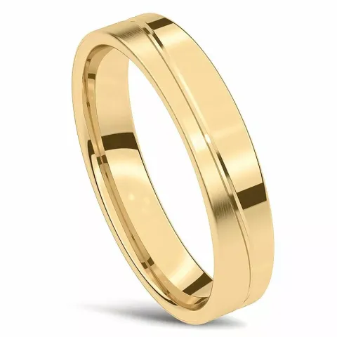 Elegant Trauring aus 14 Karat Gold