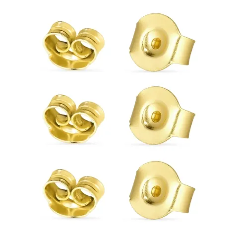 3 Paar Butterflys in vergoldetem Silber