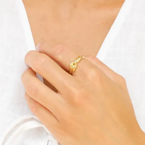 Ring aus vergoldetes Messing - Eliné