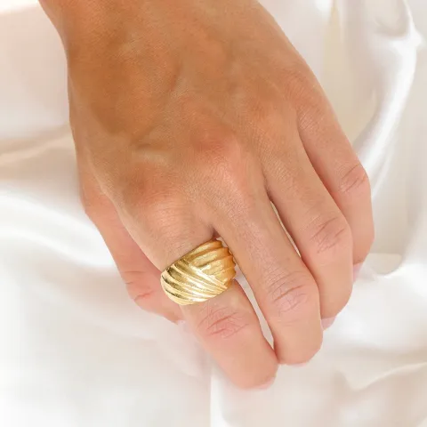 Ring aus vergoldetes Messing