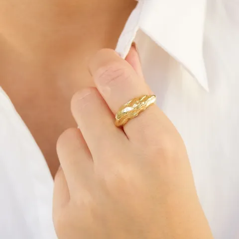 Ring aus vergoldetes Messing - Eliné