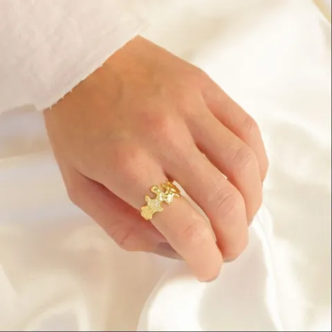 Ring aus vergoldetes Messing - Eliné