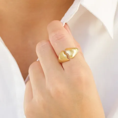 Ring aus vergoldetes Messing - Eliné