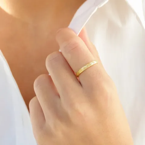 Ring aus vergoldetes Messing - Eliné