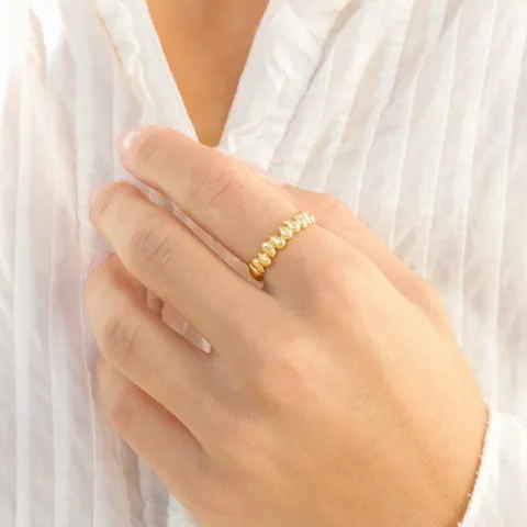 Ring aus vergoldetes Messing - Eliné