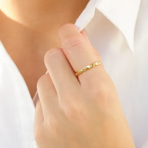 Ring aus vergoldetes Messing - Eliné