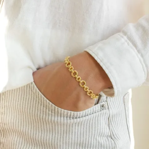 Armband aus vergoldetes Messing - Eliné