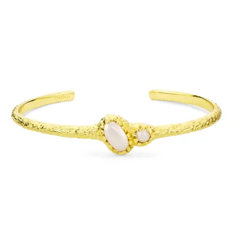 Perle Armband aus vergoldetes Messing - Eliné