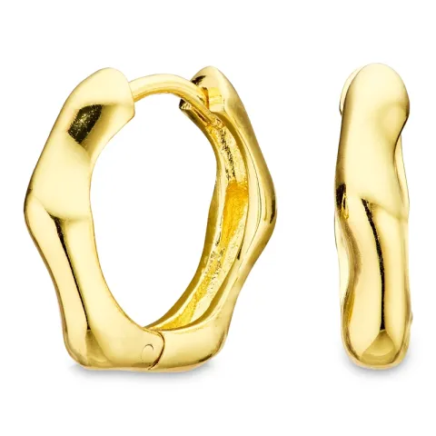 20 mm Kreole in vergoldetes Messing - Eliné