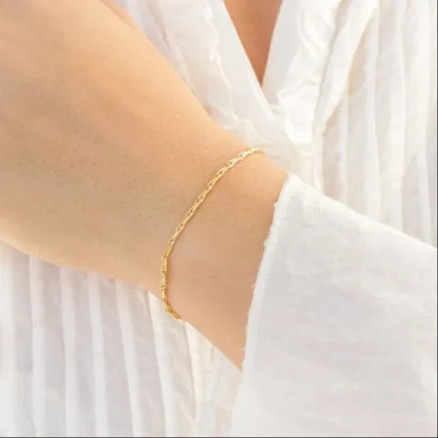 Armband aus vergoldetes Messing  x 2,0 mm  - Eliné