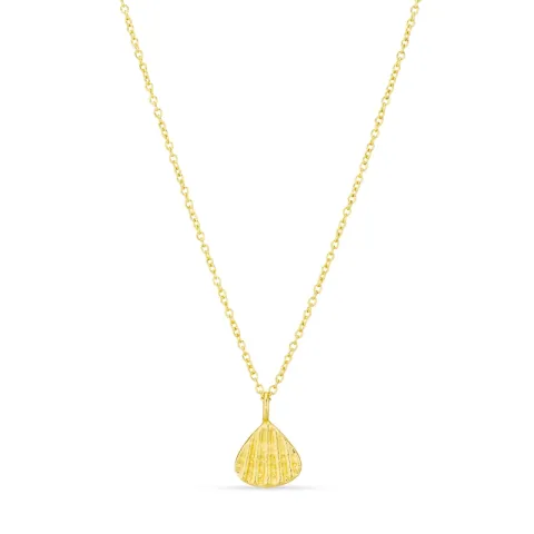 Schale Halskette aus vergoldetes Messing - Eliné