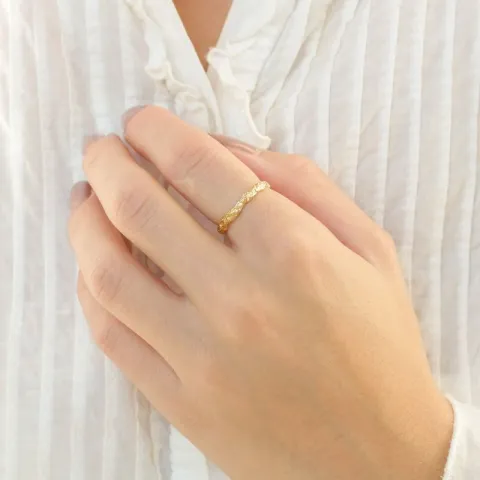 Ring aus vergoldetes Messing - Eliné