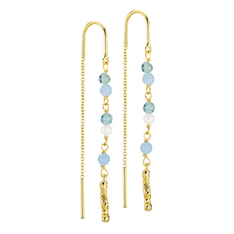 ketten ohrringe in vergoldetes Messing - Eliné