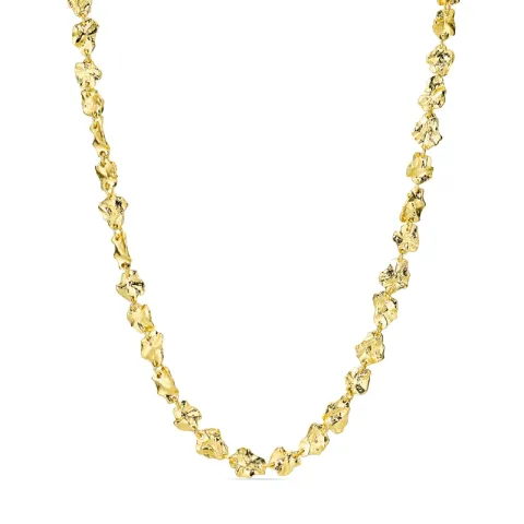 Halskette aus vergoldetes Messing - Eliné