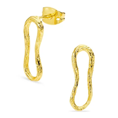 Ohrringe in vergoldetes Messing - Eliné