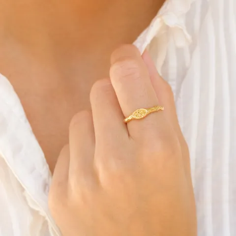 Ring aus vergoldetes Messing - Eliné