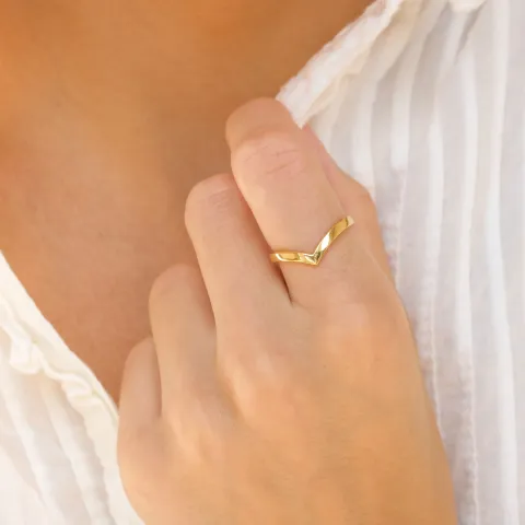 Ring aus vergoldetes Messing - Eliné