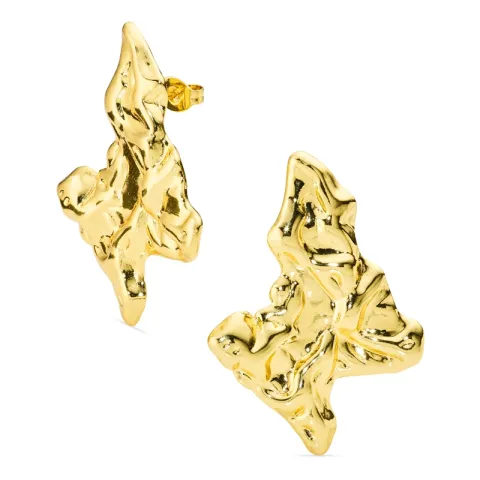 Wasserfester Ohrringe in vergoldetem Stahl - OCEANA