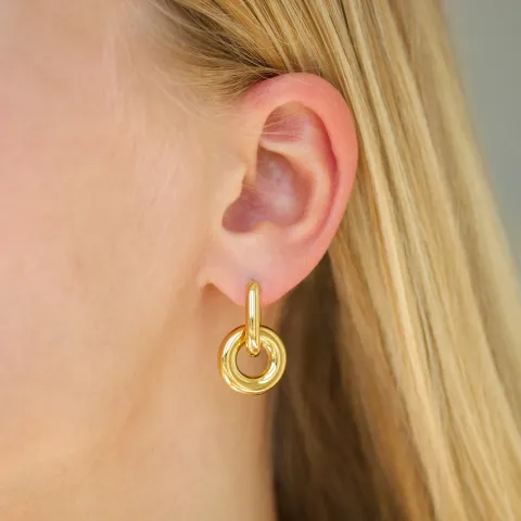 Wasserfester Ohrringe in vergoldetem Stahl - OCEANA