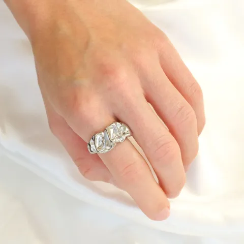 Wasserfest Ring aus Stahl - OCEANA