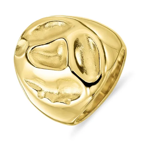 Wasserfest Ring aus vergoldetem Stahl - OCEANA
