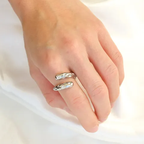 Wasserfest Ring aus Stahl - OCEANA