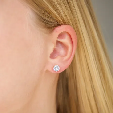 6 mm Wasserfester Ohrstecker in vergoldetem Stahl - OCEANA