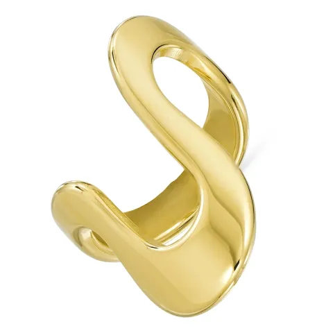 Wasserfest Ring aus vergoldetem Stahl - OCEANA