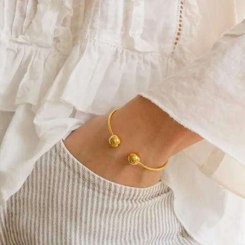 Wasserfest Armband aus vergoldetem Stahl - OCEANA