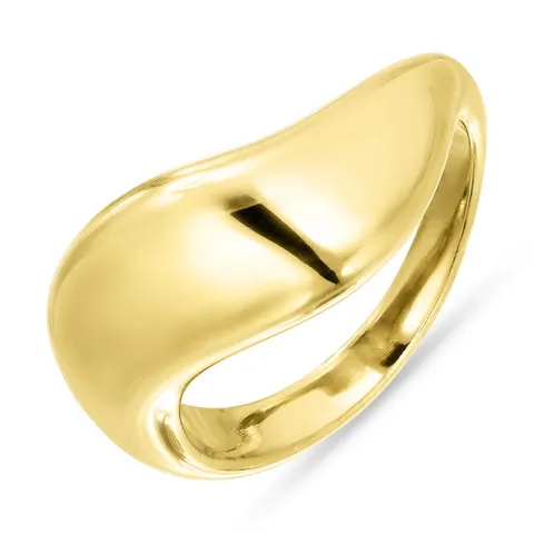 Wasserfest Ring aus vergoldetem Stahl - OCEANA
