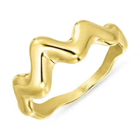 Wasserfest Ring aus vergoldetem Stahl - OCEANA