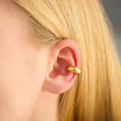Wasserfester ear cuff in vergoldetem Edelstahl - OCEANA