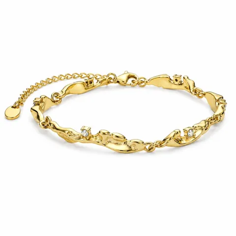 Wasserfest Armband aus vergoldetem Stahl - OCEANA