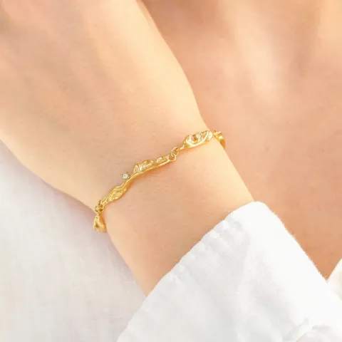 Wasserfest Armband aus vergoldetem Stahl - OCEANA