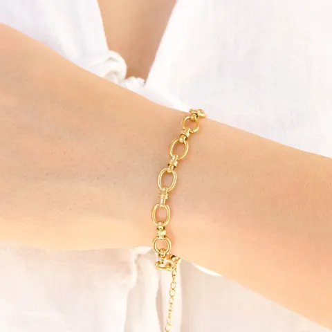 Wasserfest Armband aus vergoldetem Stahl - OCEANA
