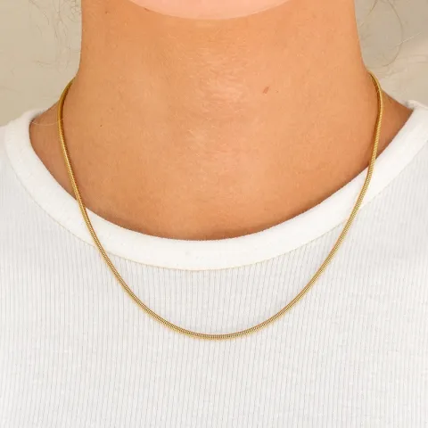 Wasserfest Halskette aus vergoldetem Stahl - OCEANA