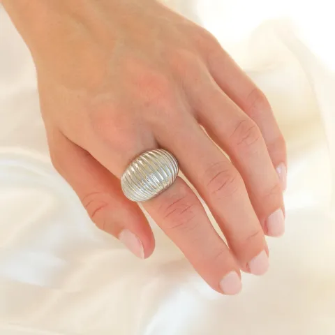 Wasserfest Ring aus Stahl - OCEANA