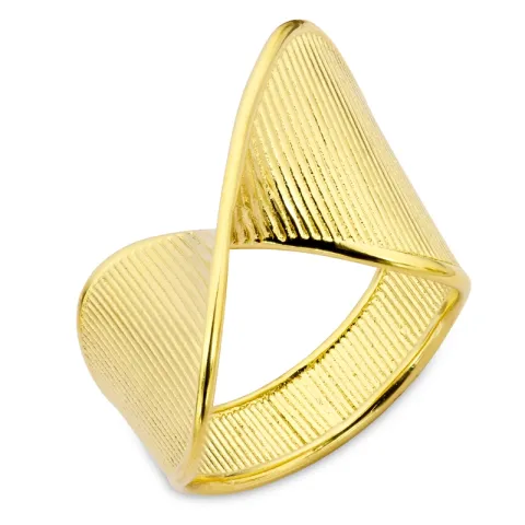 Wasserfest Ring aus vergoldetem Edelstahl - OCEANA